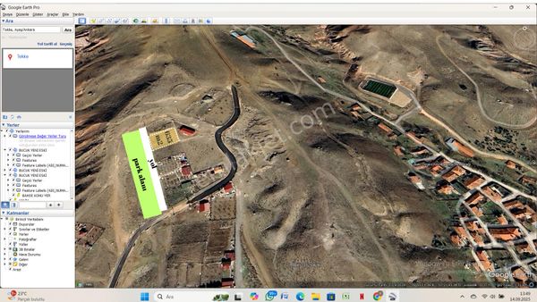 Ayaş Tekke Kçy İcinde İmarlı Tek Tapu 631 M2