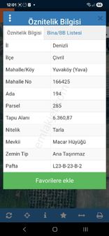 Çivril Yuvaköy Satılık Kavaklık