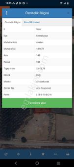 İzmir Kemalpaşa'da Satılık Yatırıma Uygun Tarla