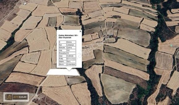 Edirne Lalapaşa Çatma Köyünde Yola Cepheli 5286 M2 Tarla