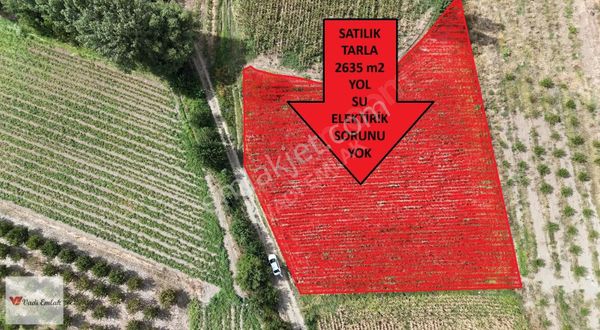 Vadi Emlaktan Güryıldız Köyünde 2635 M² Satılık Tarla