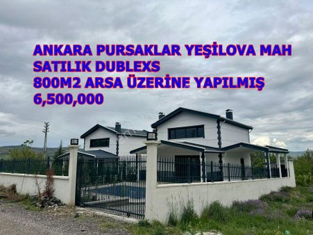 Ankara Pusaklar Yeşilova Mah. Satılık Sıfır Villa