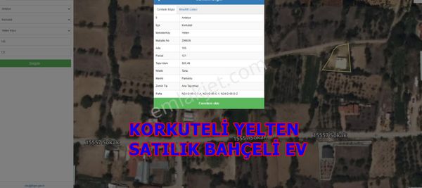 Korkuteli Yelten Satılık Yazlık Köy Evi