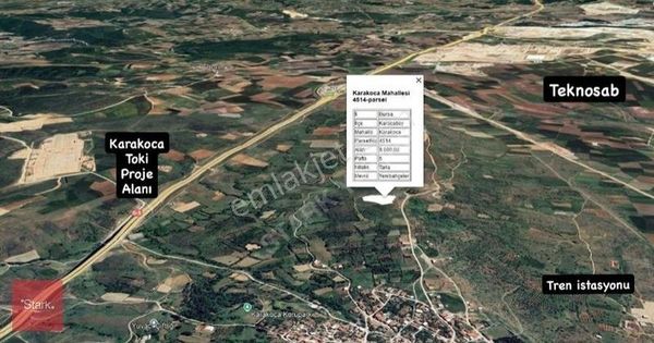 Karacabey Karakoca Toki Ve Göl Manzaralı Satılık Tarlalar