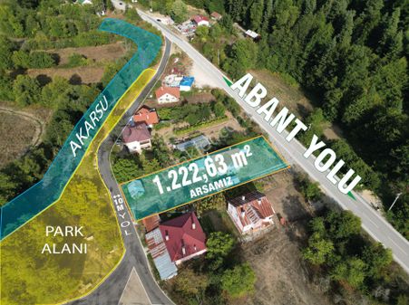 Çamlıoğlu Gayrimenkul'den - Abant Yolunda - 1.222 M2 İmarlı Arsa
