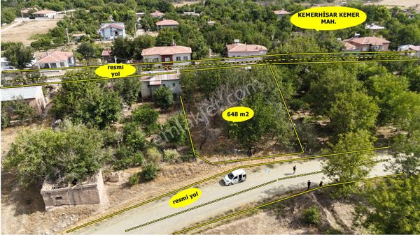 E.gökal 648m2 Köşebaşı! Kemerhisar Kemer M. Mükemmel Konum!