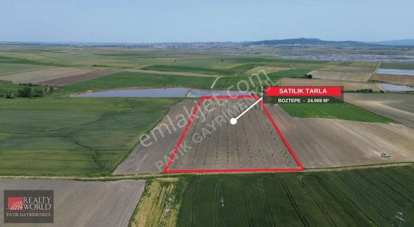 Keşan Boztepe Köyü'nde Satılık 24.069 M² Tarla