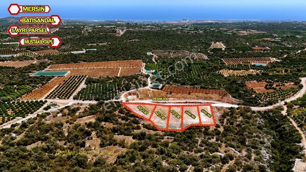 Batısandal 550 M2 Denizmanzaralı Her Bütçeye Uygun Satılık Parsel