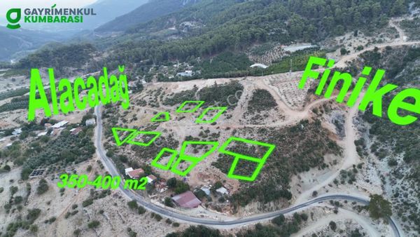 Antalya Finike Alacadağ Mah. 350 İle 450 M2 Arası İmarlı Arsalar