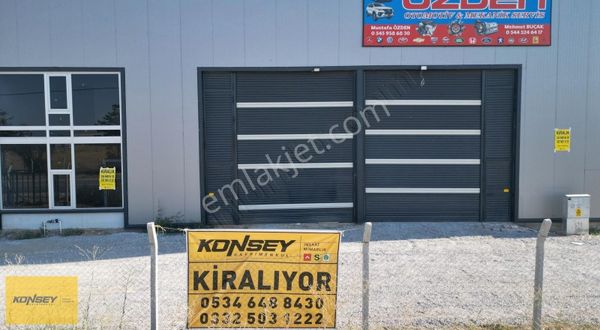 Çumra Sanayi Sitesinde Cadde Üzerinde Kiralık 250 M2 İşyeri