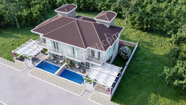 Dalaman Karaçalı Mahallesi Sıfır Müstakil Havuzlu İkiz Villa