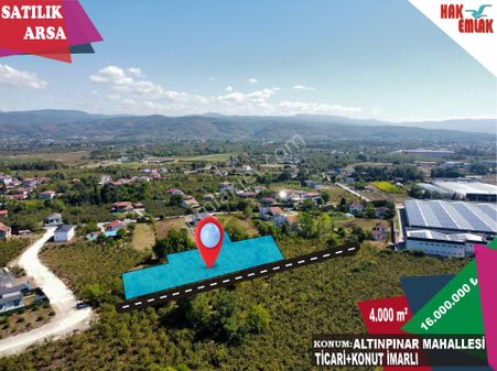 Hak Emlak'tan Altınpınar Mah. Ticari İmarlı Satılık Parseller
