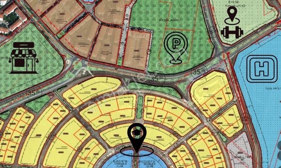 Landhome'dan Oruç Gazi Bul.3 Cepheli Tek Kök Ve Köşe Parsel Arsa