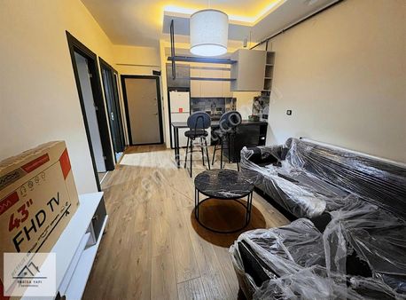 Parisadan Lüks Konstept Sıfır Bina Eşyalı Balkonlu Kiralık 1+1