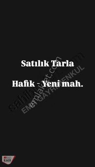 Hafik Merkez E Yakın Satılık Tarla