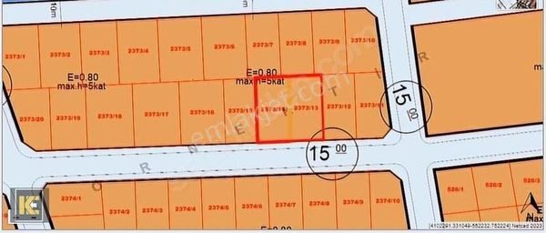 Kaan'dan.yeniköy'de 960m2 0.80 Emsal 5 Kata İmarlı Konut Parseli