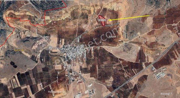 Arevar B.c.'den Güngürge'de İki Taraflı Yola Cepheli Satılık Arazi