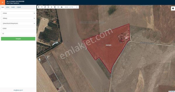 Gölbaşı Çerkezhöyük'de 4.789 M² Hisseli Tarla Turyap'tan