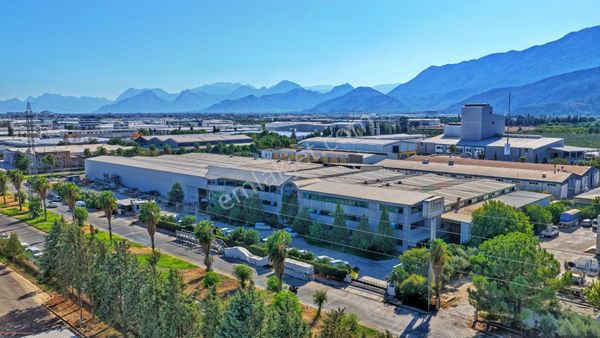 Antalya Organize Sanayi Bölgesinde Satılık 20 Dönüm Fabrika
