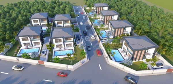 Alihan G.m.den Bizmişen-hilalkent Kaba İnşaat Teslimatlı -havuzlu-taksitli-villalar