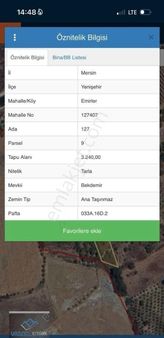 Yıldırım Gayrimenkul'den Yenişehir Emirler Mah. Yatırımlık Arsa