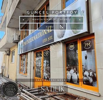 Resa Gayrimenkulden Kırkağaç Merkez'de 2 Katlı Satılık Dükkan