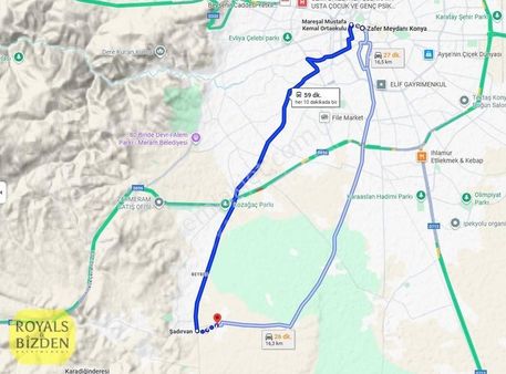Meram Gödene De Caddeye Yakın Ulaşımı Kolay 496 M2 Müstakil Bağ.