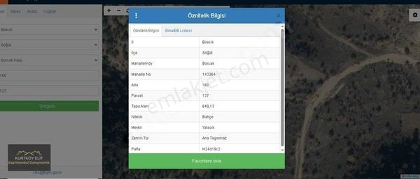 Söğüt Borcak Köyünde Yollu Ceviz Bahçesi