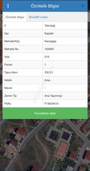 Satılık İmarlı Arsa