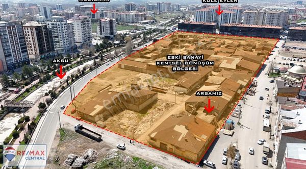 Re/max Central' Dan Eski Sanayi Kentsel Dönüşümde 88 M2 Arsa