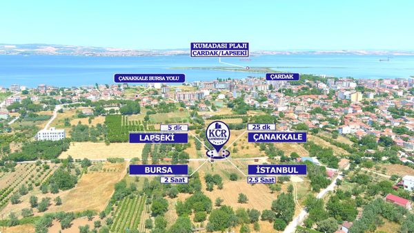 Çanakkale Çardak Merkezde İnşaat İzni Olan Satılık Arsalar