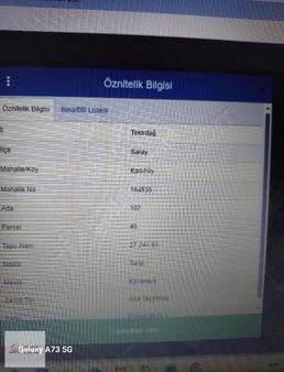 Tekirdağ,,saray,,kadıköy De 2.270 M2 Satılık