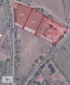 Çatalca Kabakça Villa İmarlı Köşe Konum Arsa 1000m2