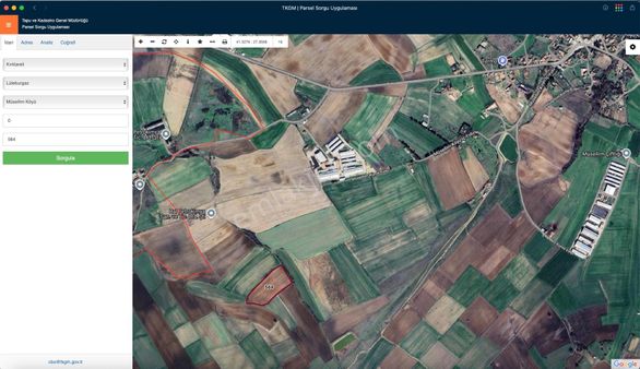 Turyap Yalova İbrahim'den Kırklareli Lüleburgaz'da Satılık Tarla