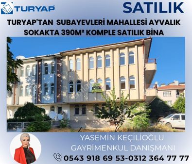 Turyap'tan Subayevlerinde 390m² Komple Satılık Bina