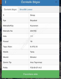 Ata Emlak Tan Yol Kenarı Tarla