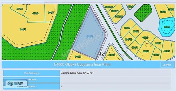 Erpay İnşaatan Araç Takasına Uygun Köy İçinde Arsa