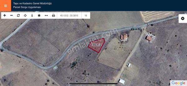 Kalecik Akbörk'te Tel Örgüsü Çekilmiş Köşe Parsel İmarlı Arsa