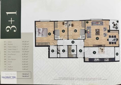 Çengelköy'de Site İçerisinde 3+1 Sıfır Vadi Manzaralı Boş Daire.