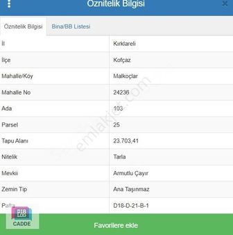 Kırklareli Kofçaz İlçesinde Yatırımlık Fırsat Tarla!!