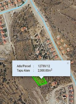 Melikgazi Geçen De Fuul Manzaralı. 2000 M Temiz Villa Parseli