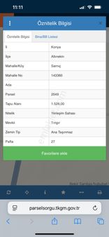 Altınekin Sarnıç Ta 1526 M2 Satılık Yerleşim Alanı