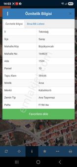 İstanbulun Yanıbaşında Büyükyoncalı Da Konut İmarlı Arsa