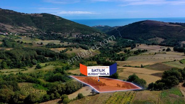Yukarıaksu'da 15.110 M² Deniz Manzaralı Tarla