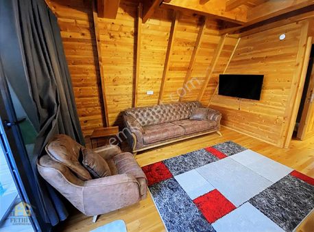 Karaçulha Avdan'da Deniz Manzaralı Kiralık 1+1 Bungalov