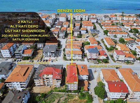 İşlek Cadde Üzerinde 200 M2 Üst Kat İş Yeri Alt Katı Depo Dükkan