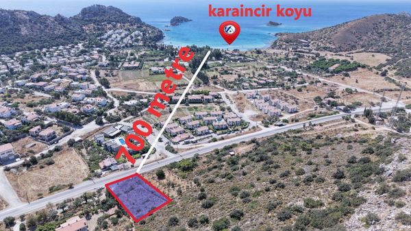 Full Deniz Manzaralı Anayol'a Sıfır Sarı Limanda 1.037m² Arsa