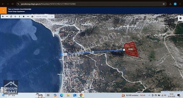 Urgun'dan Balıkesir Marmara Adasında Araç Takaslı Harika Arsa..