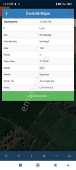 İzmir Kemalpaşa Halilbeylide Yenı Imar Sanayi Arsası Satılıktır