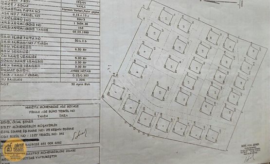 Keşan Yaylaköy'de Satılık Yeri Belli Kat İrtifak Tapulu Arsa